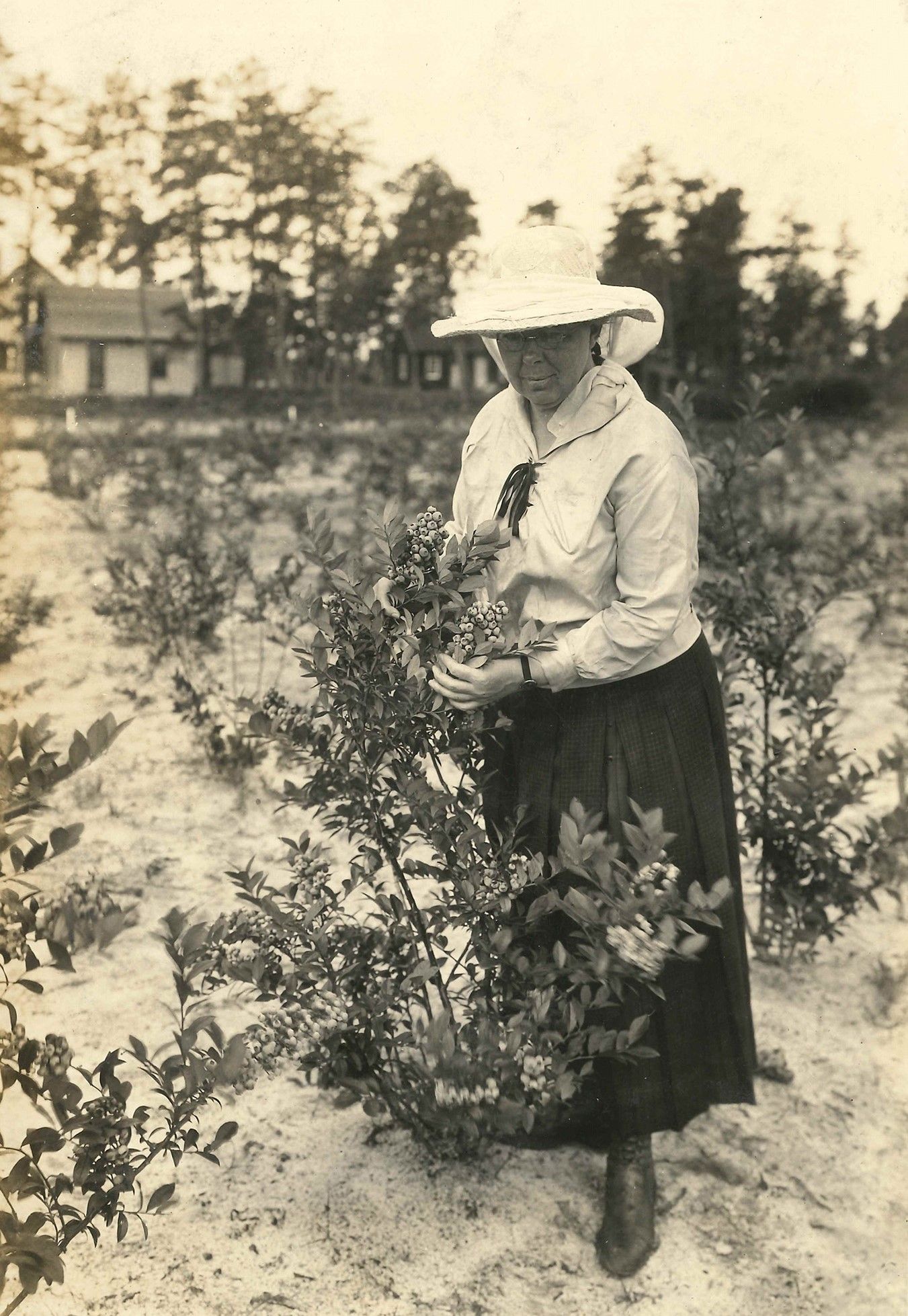 Archaic photograph of a person standing